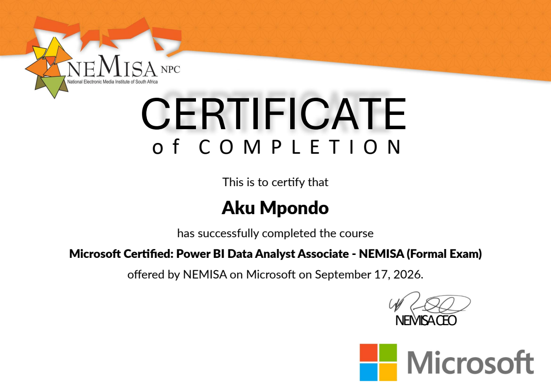 Certificate Preview